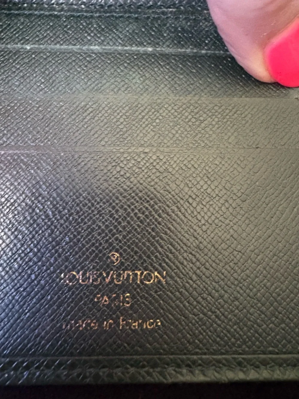 Louis Vuitton Dark Green vintage Taiga Leather  Wallet - Men - Picture 7 of 7